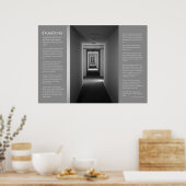 Desiderata - Recederende corridor Poster (Keuken)