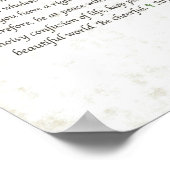 DESIDERATA Red Rose Poster (Hoek)