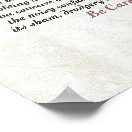 DESIDERATA Red Rosie Poster (Hoek)