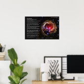 Desiderata - Red Superreuze Star V838 Monocerotis Poster (Thuiskantoor)