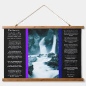 DESIDERATA rotsvallei Hangend Wandkleed (Voorkant)