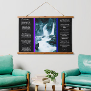 DESIDERATA rotsvallei Hangend Wandkleed