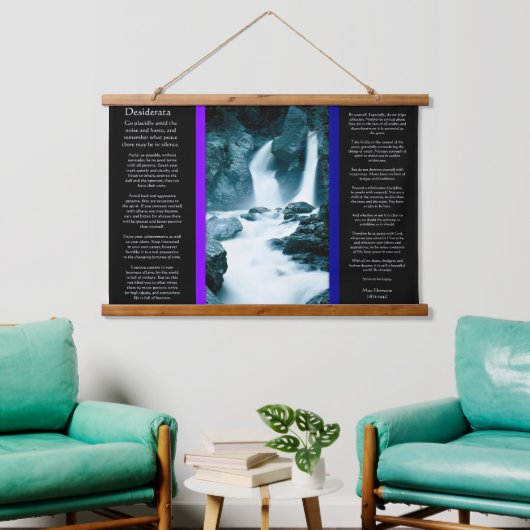 DESIDERATA rotsvallei Hangend Wandkleed (Woonkamer)