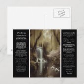 Desiderata Rustige Pool, Drifting Blooms, Liefde Briefkaart (Voorkant / Achterkant)