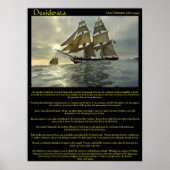 Desiderata Sail Boat Posters (Voorkant)