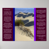 DESIDERATA Sand Dooms Posters (Voorkant)