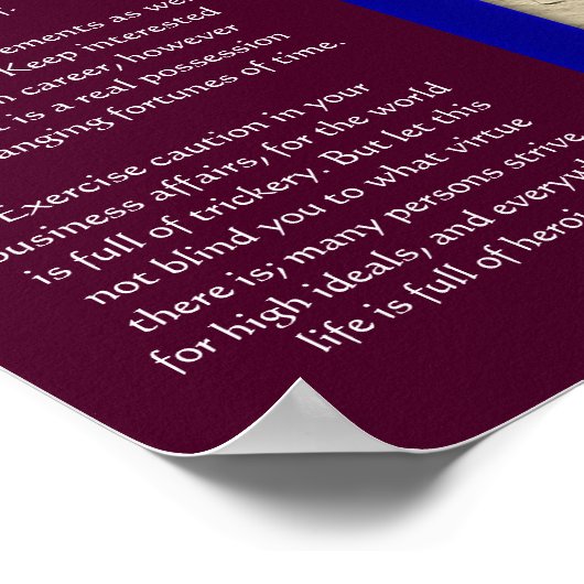 DESIDERATA Sand Dooms Posters (Hoek)