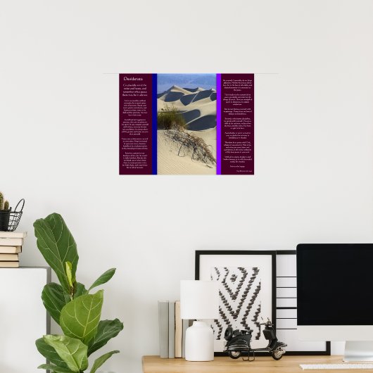 DESIDERATA Sand Dooms Posters (Thuiskantoor)