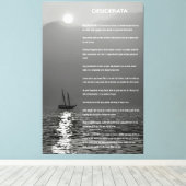 DESIDERATA-schemering Canvas Afdruk (Insitu (Houten vloer))
