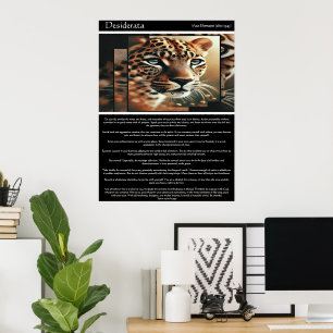 Desiderata: Schoonheid in stilte Poster