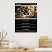 Desiderata: Schoonheid in stilte Poster (Keuken)