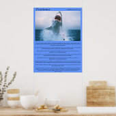 Desiderata Shark Jumping Posters (Keuken)