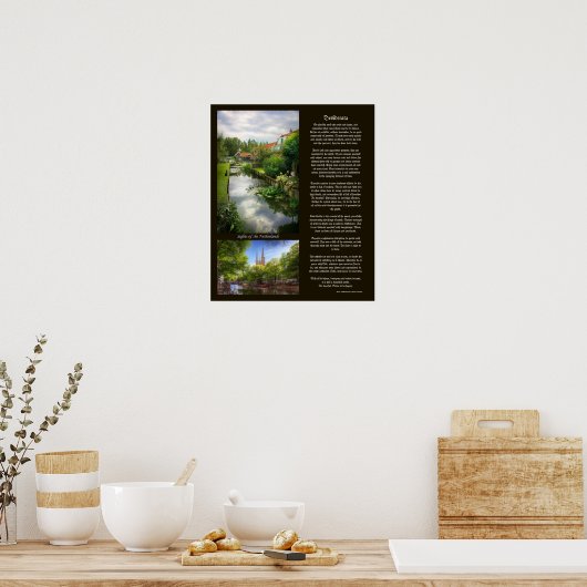 Desiderata - Sights of the Netherlands Poster (Keuken)