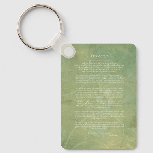 Desiderata sleutelhanger (Voorkant)