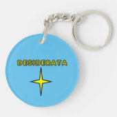 Desiderata Sleutelhanger (Achterkant)