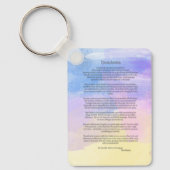 Desiderata sleutelhanger (Voorkant)