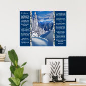 Desiderata Snow Top Mountains Posters (Thuiskantoor)