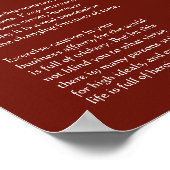 Desiderata, St. George, Dragon gekleurd glas raam Poster (Hoek)