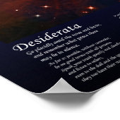 Desiderata - Star Birth in Cygnus, The Swan Poster (Hoek)