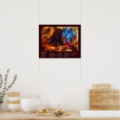 Desiderata - Stellar Nursery in Tarantula Nebula Poster (Keuken)