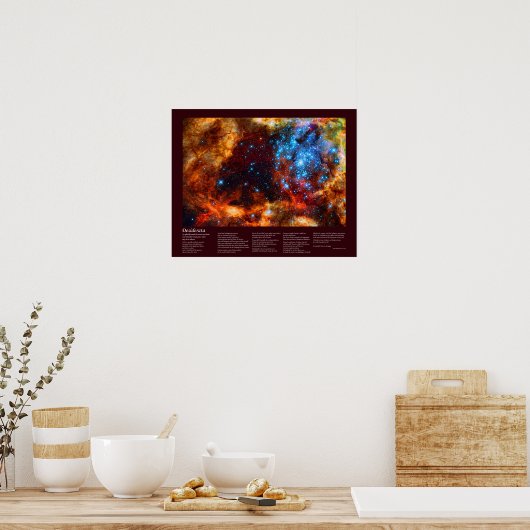Desiderata - Stellar Nursery in Tarantula Nebula Poster (Keuken)
