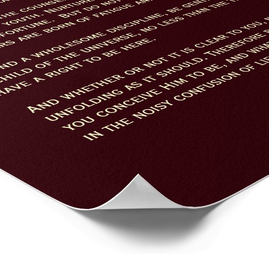 Desiderata - Stellar Nursery in Tarantula Nebula Poster (Hoek)