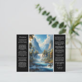 Desiderata Stilte in de Stroom Briefkaart (Staand voorkant)