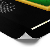 DESIDERATA-structuur in groene Posters (Hoek)