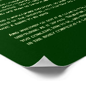 Desiderata - Sun-Dapped Spring Hawthorn Poster (Hoek)