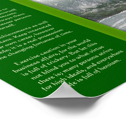 DESIDERATA-surfen op de Posters van de golf (Hoek)