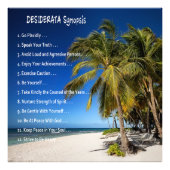 DESIDERATA Synopsis - Lounge under the Palms Foto Afdruk (Voorkant)