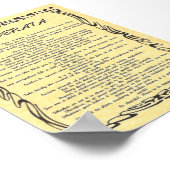 DESIDERATA Tattoo-Aged Sun Parchment Poster (Hoek)