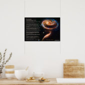 Desiderata - The Roos Galaxies, Arp 273 Poster (Keuken)