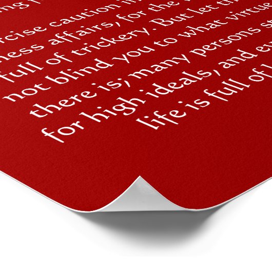 Desiderata Tractor die Posters opblaast (Hoek)