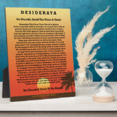 Desiderata Tropical Sunset Fotoplaat (Zijkant)