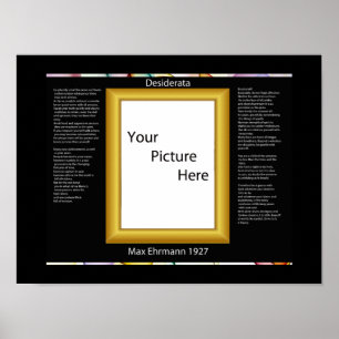 DESIDERATA, uw Posters