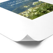 Desiderata Verse Mountains en Meadow Photographic Poster (Hoek)