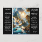 DESIDERATA vloeien voorzichtig met gratie Briefkaart (Voorkant)