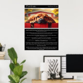 Desiderata: waar vrede heerst poster (Thuiskantoor)