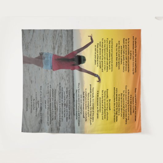 Desiderata Wandkleed (Voorkant (horizontaal))