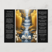 Desiderata Waterfall: de devotie van het hart van  Briefkaart (Voorkant)