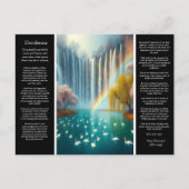 Desiderata Waterfall: de gelukzaligheid van de val Briefkaart (Voorkant)