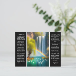Desiderata Waterfall: verliefd worden onder water Briefkaart