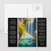 Desiderata Waterfall: verliefd worden onder water Briefkaart (Voorkant / Achterkant)