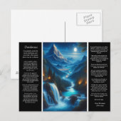 Desiderata Waterval Adem in de Stilte Briefkaart (Voorkant / Achterkant)