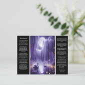 Desiderata Waterval: Afgelegen Sunset Stream Briefkaart (Staand voorkant)