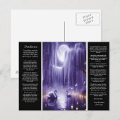 Desiderata Waterval: Afgelegen Sunset Stream Briefkaart (Voorkant / Achterkant)