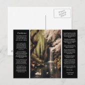Desiderata Waterval: Bloesems op het water's Calm Briefkaart (Voorkant / Achterkant)