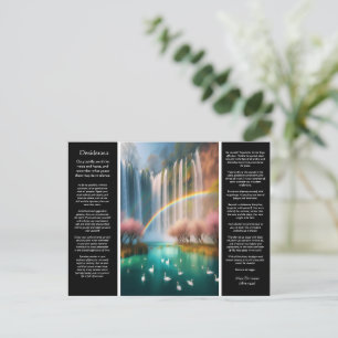 Desiderata Waterval: de genade van de regenboog ov Briefkaart