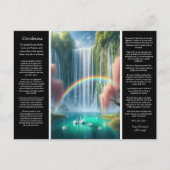 Desiderata Waterval: de weerspiegeling van de lief Briefkaart (Voorkant)